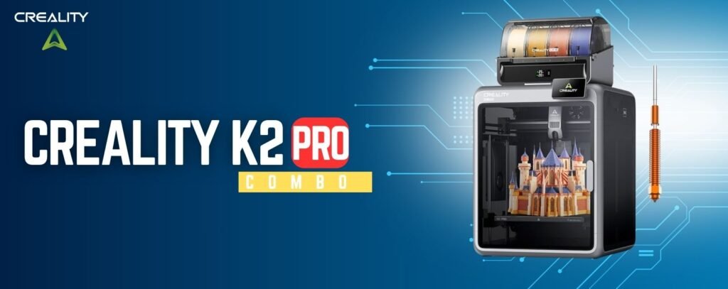 Creality K2 Pro Combo 3D printer with active chamber heating and dual AI camera"]